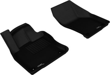Picture of 3D MAXpider ACE Kagu-Front-Black Floor Mats - L1VW05011509