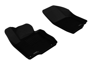 Picture of 3D MAXpider ACE Kagu-Front-Black Floor Mats - L1VW05611509