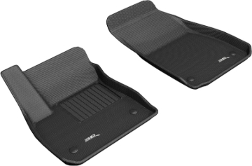 Picture of 3D MAXpider ACE Kagu-Front-Black Floor Mats - L1BC03911509