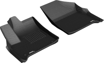 Picture of 3D MAXpider ACE Kagu-Front-Black Floor Mats - L1CH08611509