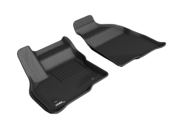 Picture of 3D MAXpider ACE Kagu-Front-Black Floor Mats - L1CH08711509