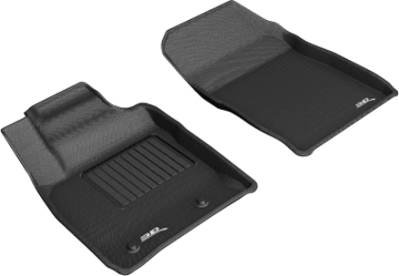 Picture of 3D MAXpider ACE Kagu-Front-Black Floor Mats - L1FR11511509