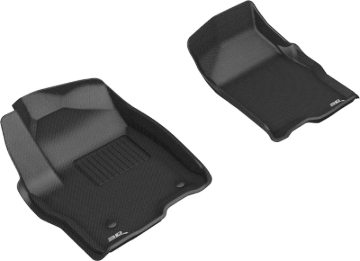 Picture of 3D MAXpider ACE Kagu-Front-Black Floor Mats - L1GM02511509