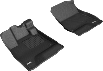 Picture of 3D MAXpider ACE Kagu-Front-Black Floor Mats - L1HD10011509