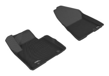 Picture of 3D MAXpider ACE Kagu-Front-Black Floor Mats - L1KA04011509