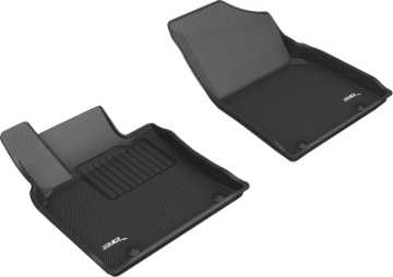 Picture of 3D MAXpider ACE Kagu-Front-Black Floor Mats - L1LX06311509