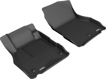 Picture of 3D MAXpider ACE Kagu-Front-Black Floor Mats - L1NS11011509