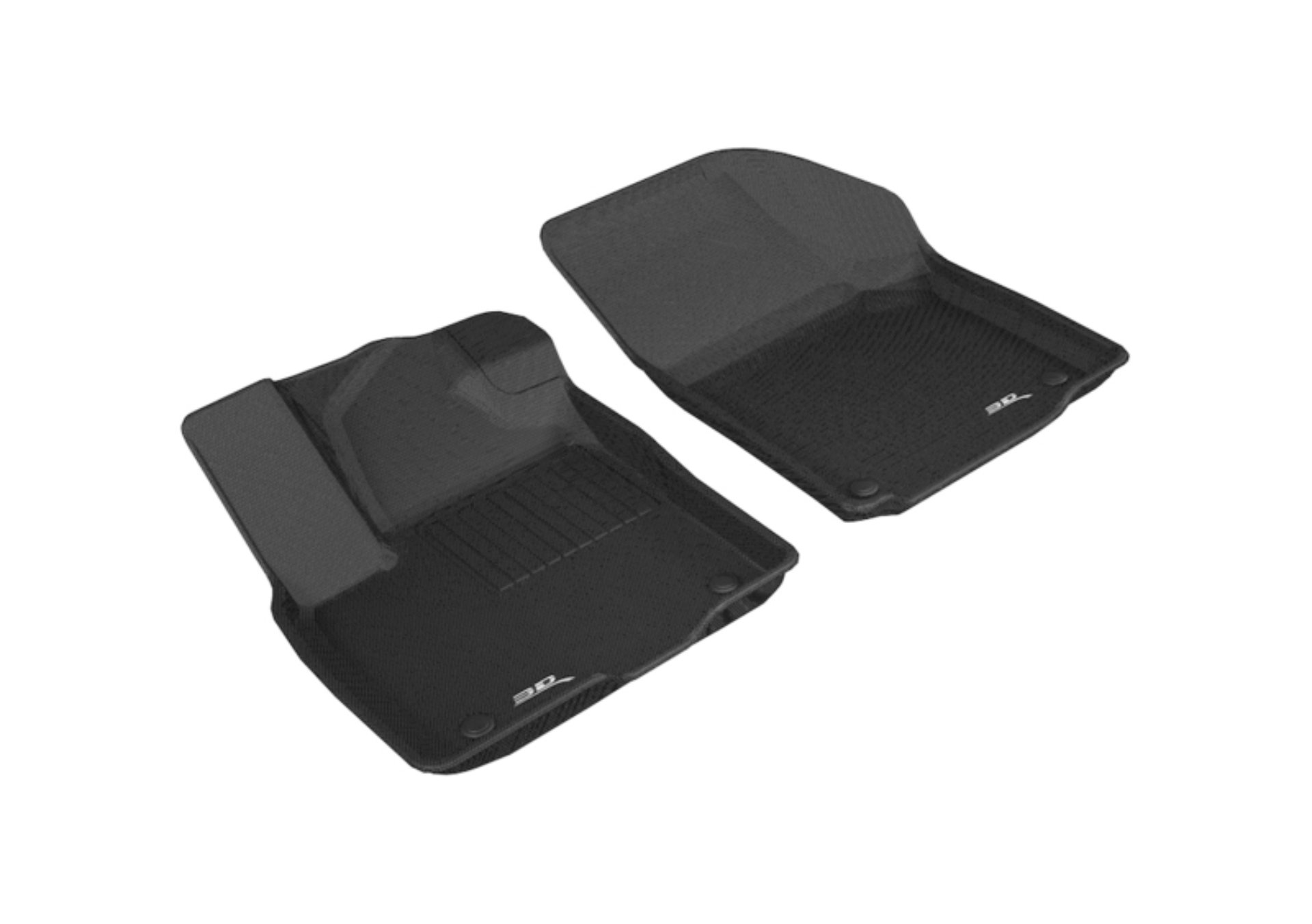 Picture of 3D MAXpider ACE Kagu-Front-Black Floor Mats - L1VW08411509