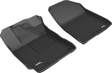 Picture of 3D MAXpider ACE Kagu-Front-Black Floor Mats - L1KA04711509