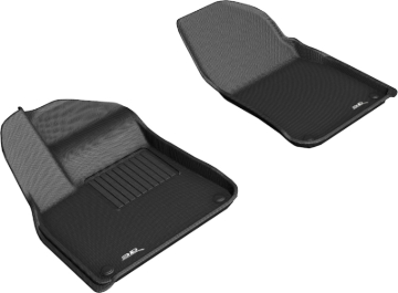 Picture of 3D MAXpider ACE Kagu-Front-Black Floor Mats - L1PO01911509