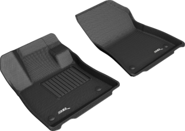 Picture of 3D MAXpider ACE Kagu-Front-Black Floor Mats - L1IN03111509