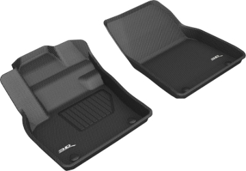 Picture of 3D MAXpider ACE Kagu-Front-Black Floor Mats - L1VV03011509