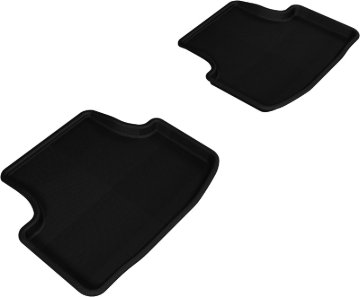 Picture of 3D MAXpider ACE Kagu-Rear-Black Floor Mats - L1VW05021509