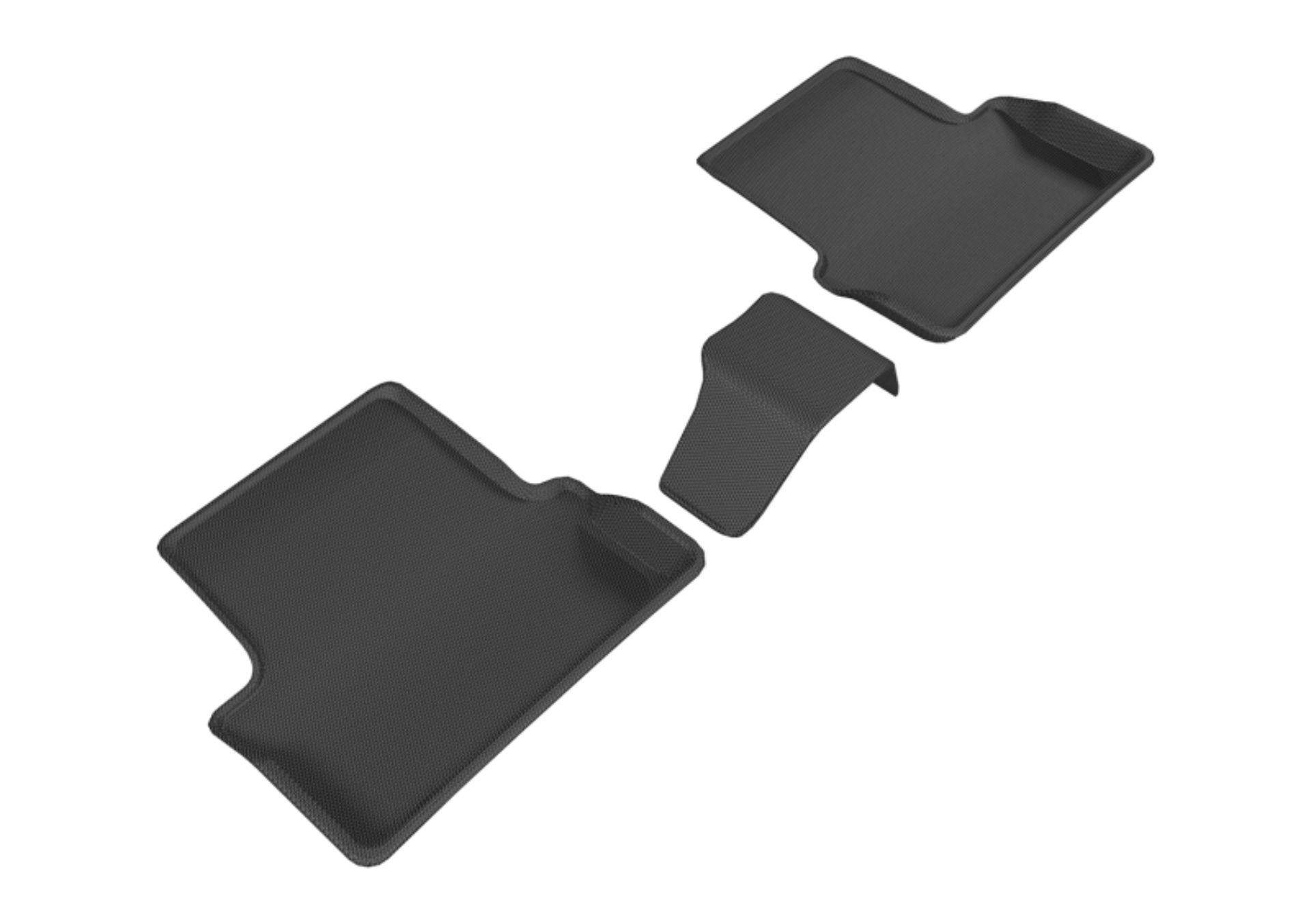 Picture of 3D MAXpider ACE Kagu-Rear-Black Floor Mats - L1BC03221509