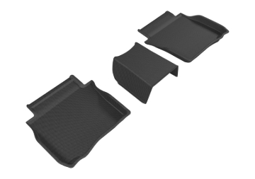 Picture of 3D MAXpider ACE Kagu-Rear-Black Floor Mats - L1BC03321509