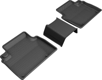 Picture of 3D MAXpider ACE Kagu-Rear-Black Floor Mats - L1HD10021509