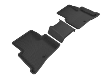 Picture of 3D MAXpider ACE Kagu-Rear-Black Floor Mats - L1KA04021509