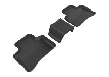 Picture of 3D MAXpider ACE Kagu-Rear-Black Floor Mats - L1MB07921509
