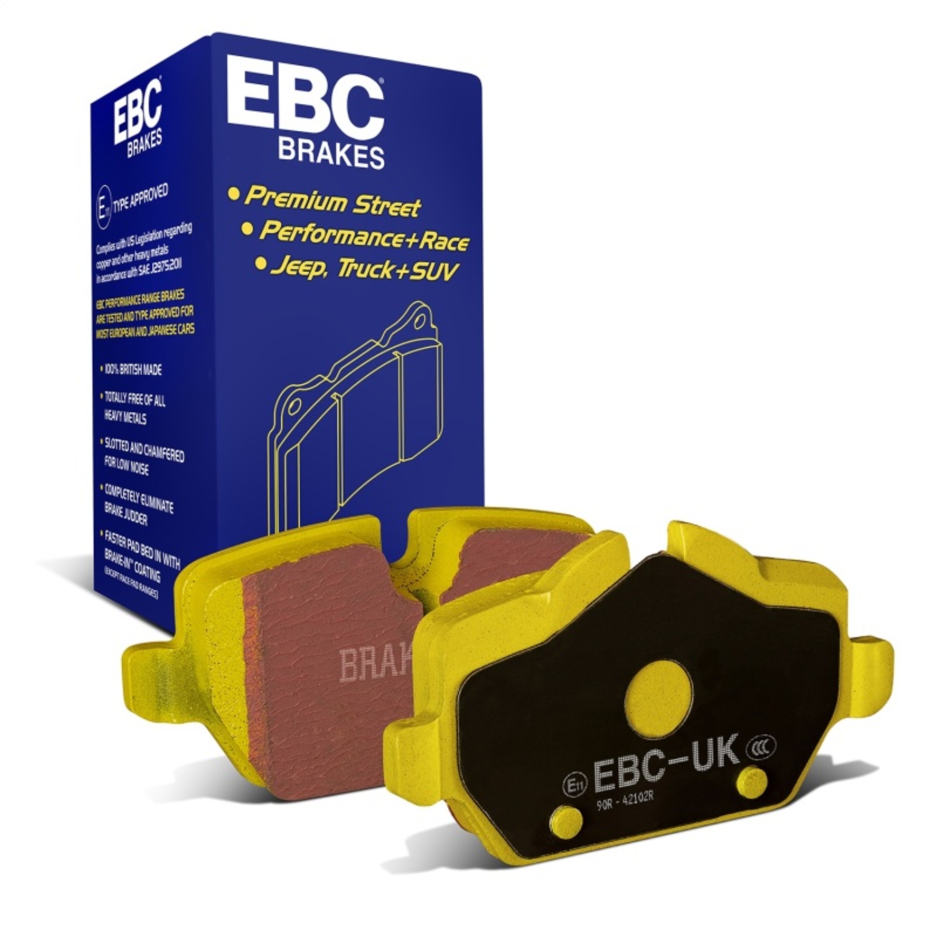 Picture of EBC Yellowstuff Brake Pad Sets - DP42102R