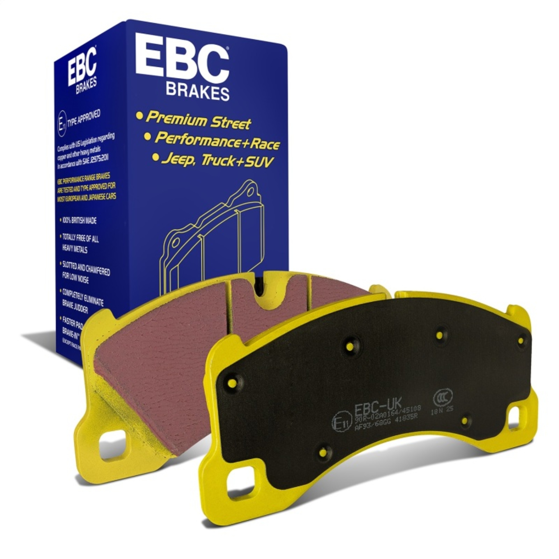 Picture of EBC Yellowstuff Brake Pad Sets - DP41835R