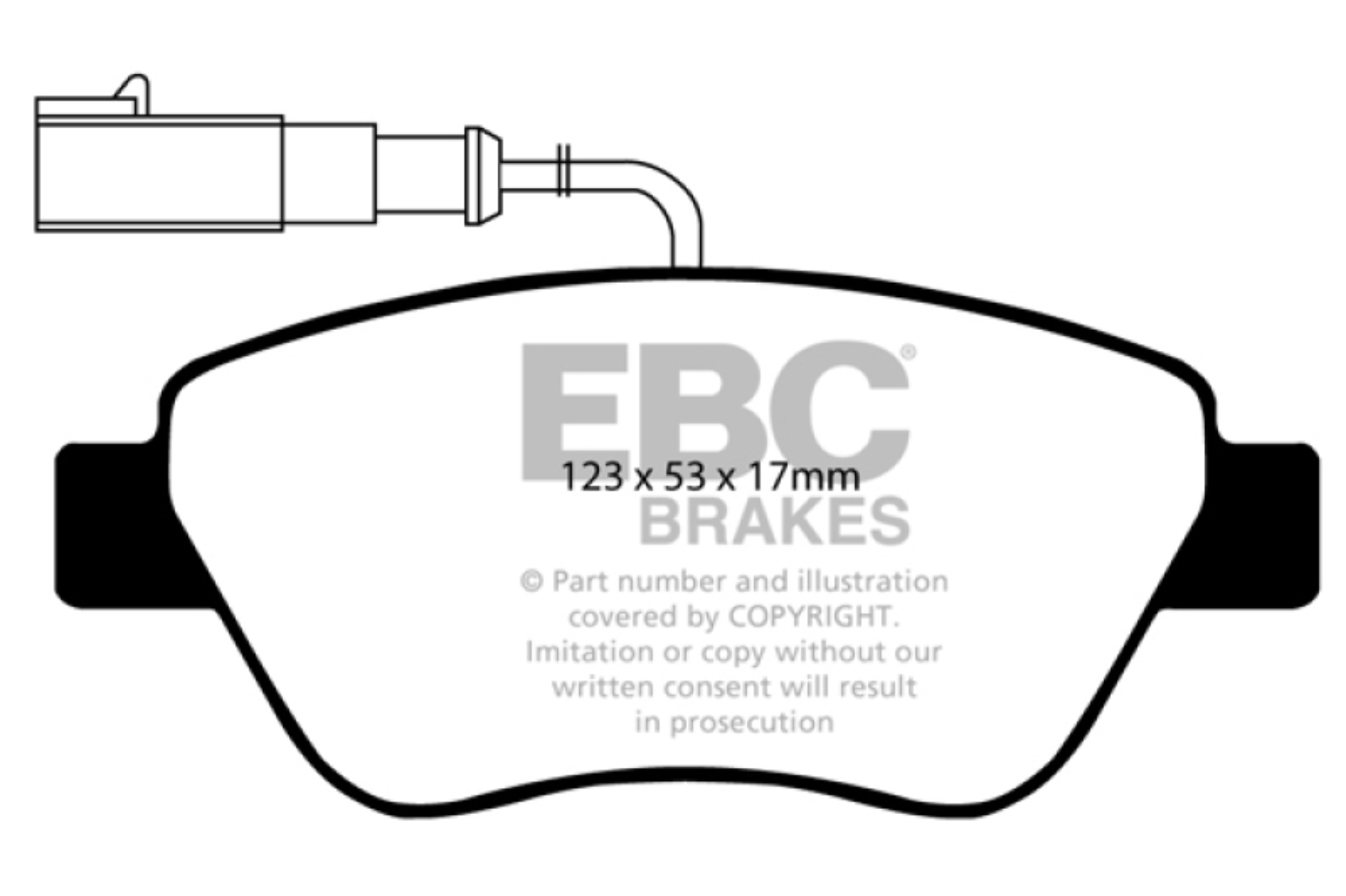 Picture of EBC Redstuff Brake Pad Sets - DP31384C