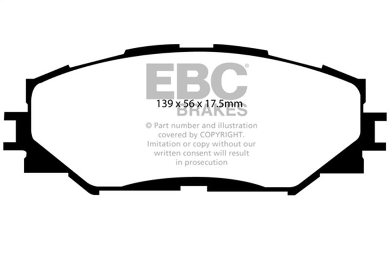 Picture of EBC Greenstuff Brake Pad Sets - DP21791
