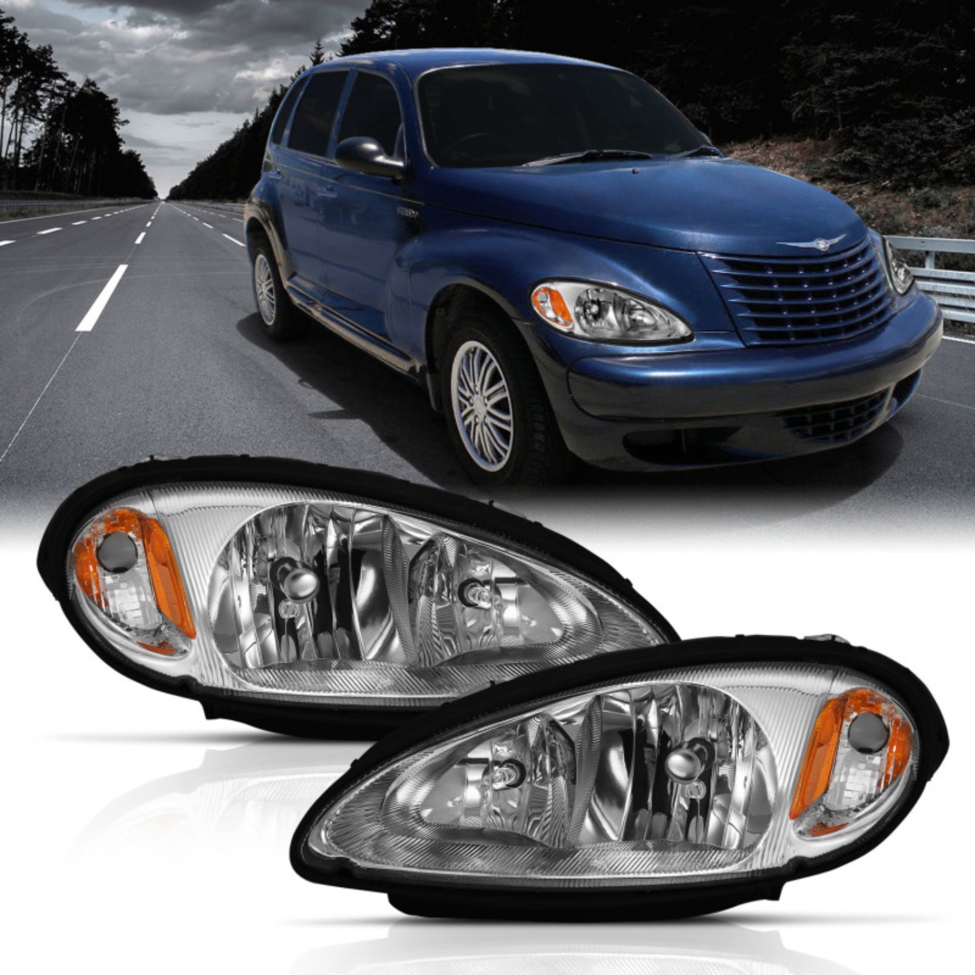 Picture of ANZO ANZ Crystal Headlights - 111472