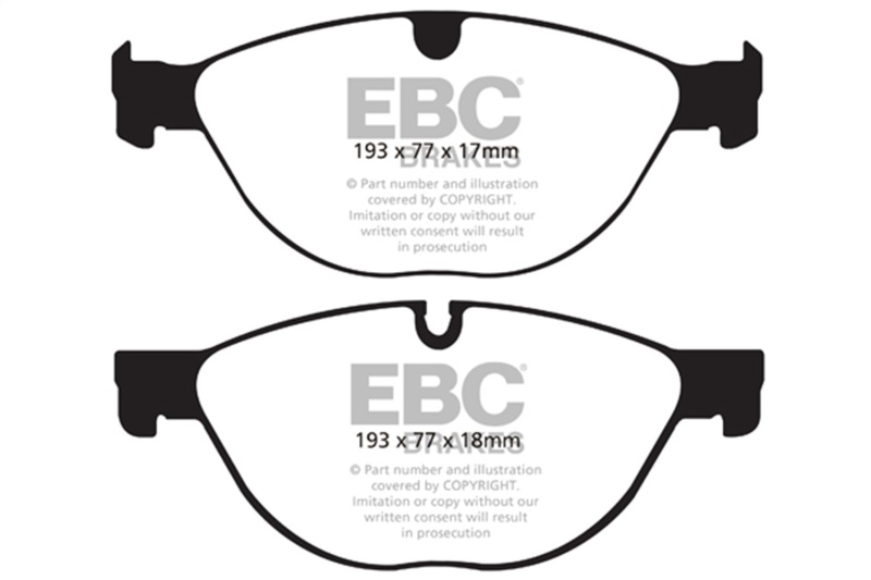 Picture of EBC Yellowstuff Brake Pad Sets - DP42076R