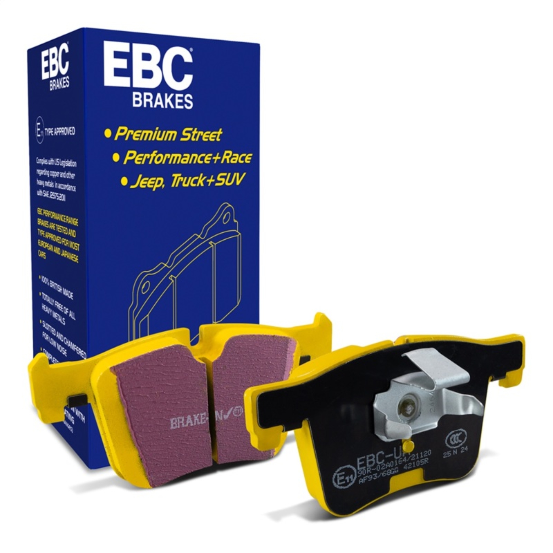 Picture of EBC Yellowstuff Brake Pad Sets - DP42105R