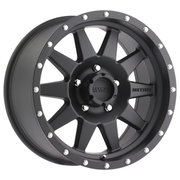 Picture of Method MR301 The Standard 17x8.5 0mm Offset 5x5.5 108mm CB Matte Black Wheel