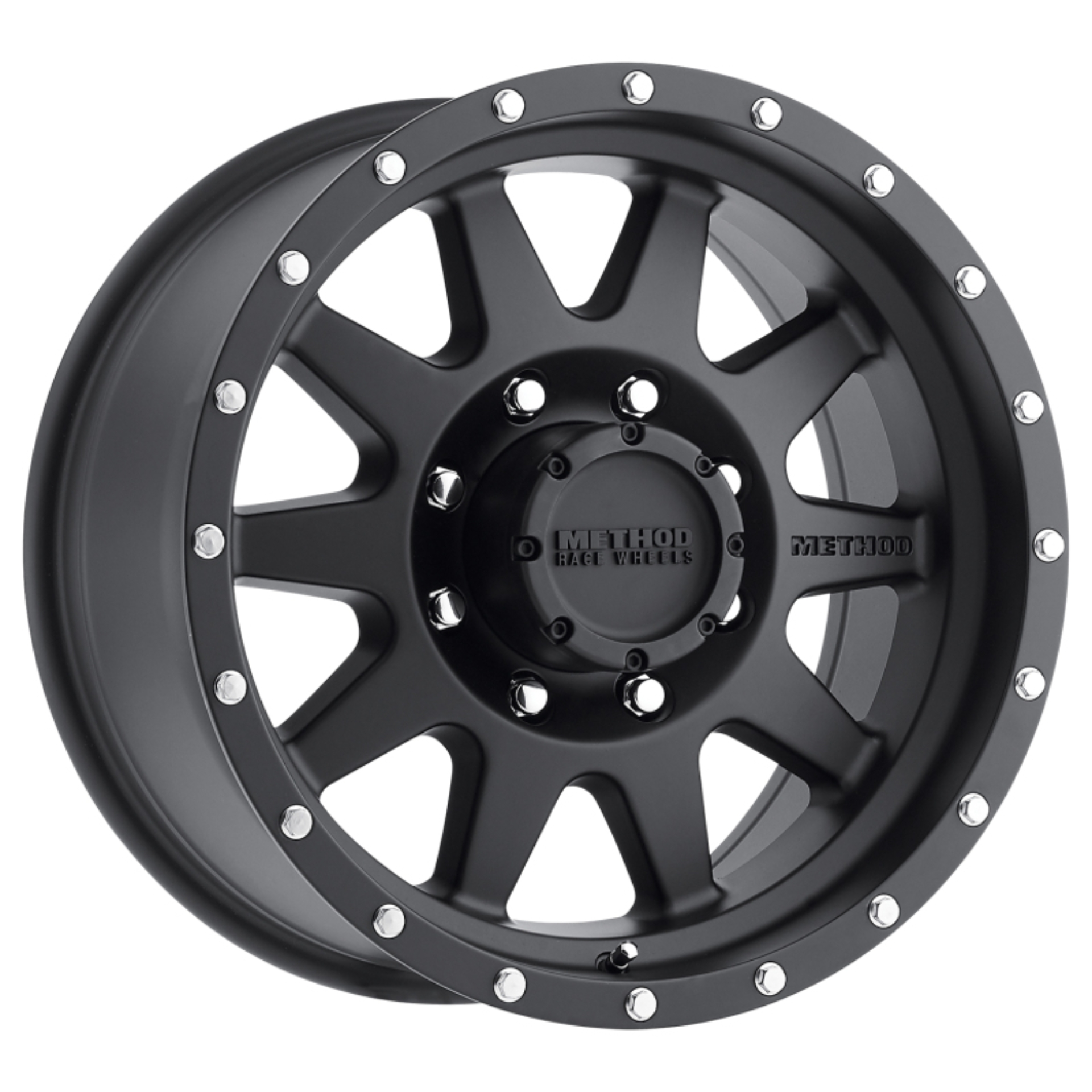 Picture of Method MR301 The Standard 18x9 +18mm Offset 8x180 130.81mm CB Matte Black Wheel