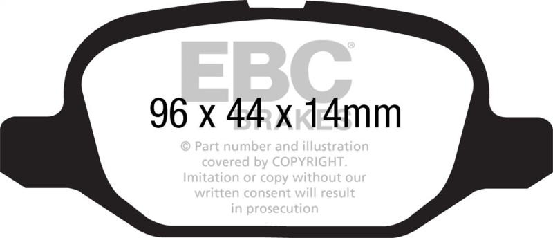 Picture of EBC Ultimax2 Brake Pad Sets - UD1569
