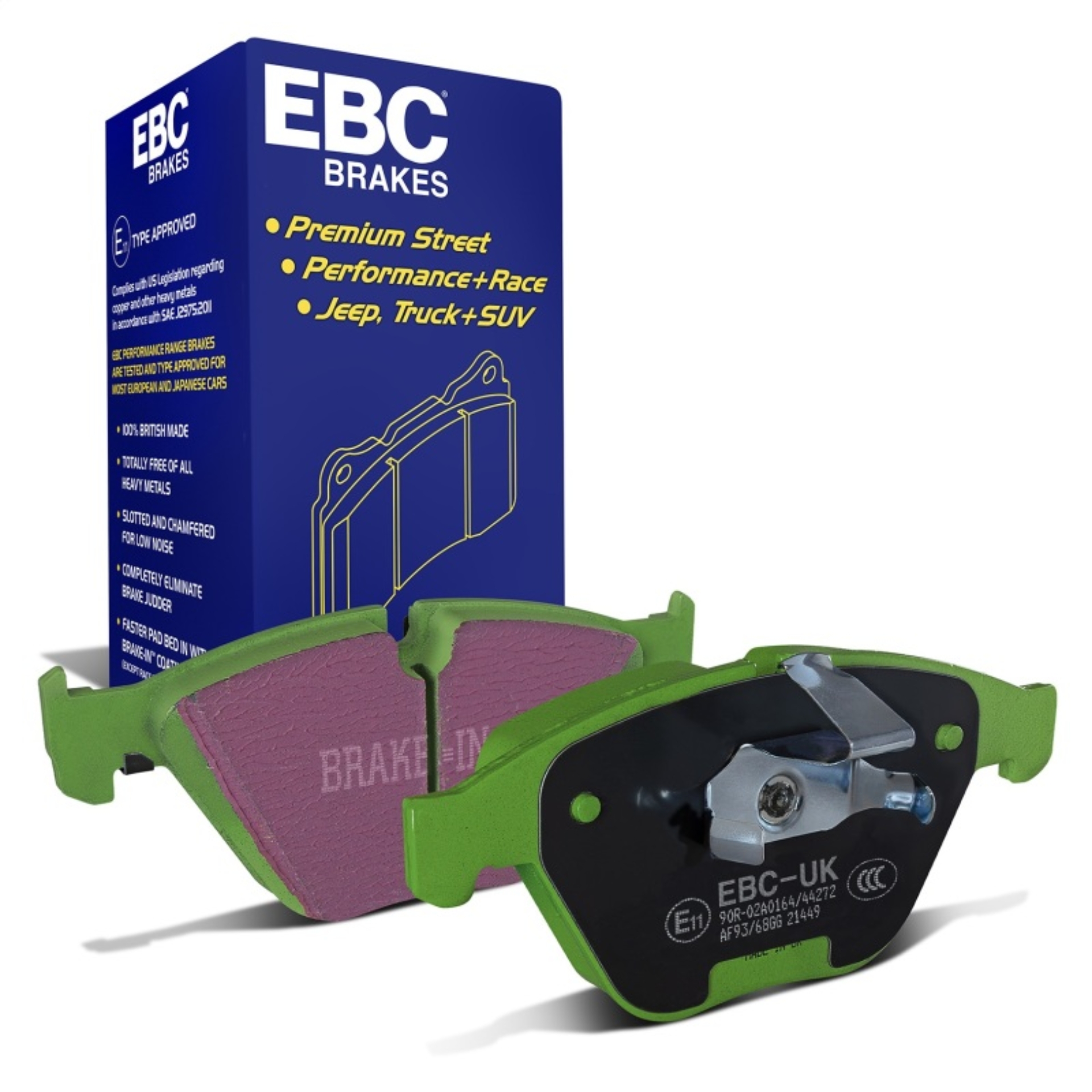 Picture of EBC Greenstuff Brake Pad Sets - DP21449
