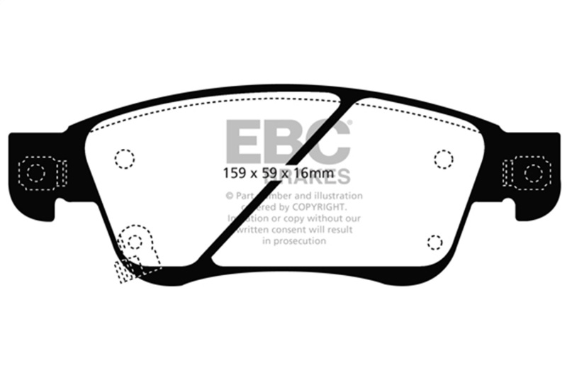 Picture of EBC Ultimax2 Brake Pad Sets - UD1287