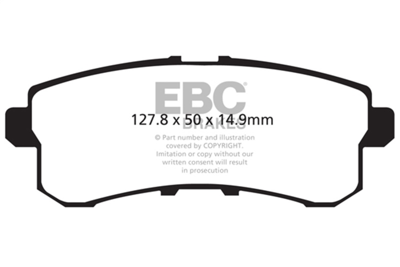 Picture of EBC Yellowstuff Brake Pad Sets - DP41876R