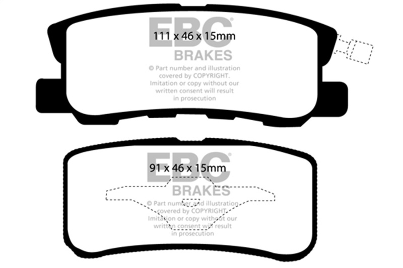 Picture of EBC Greenstuff Brake Pad Sets - DP21407