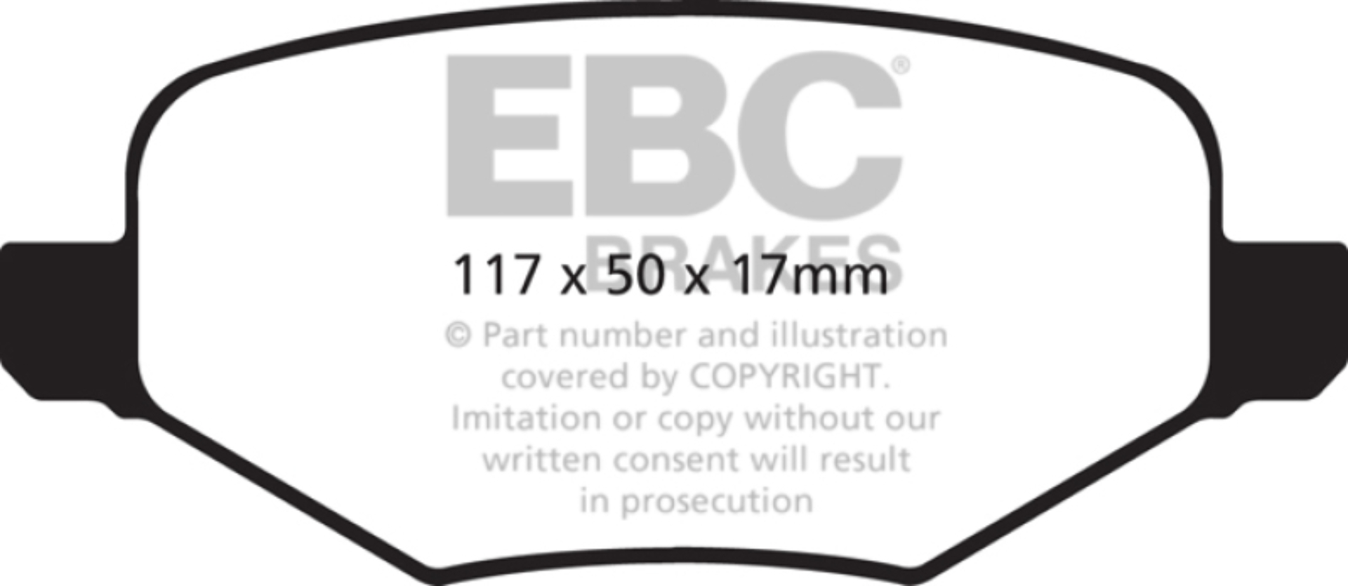 Picture of EBC Redstuff Brake Pad Sets - DP31826C