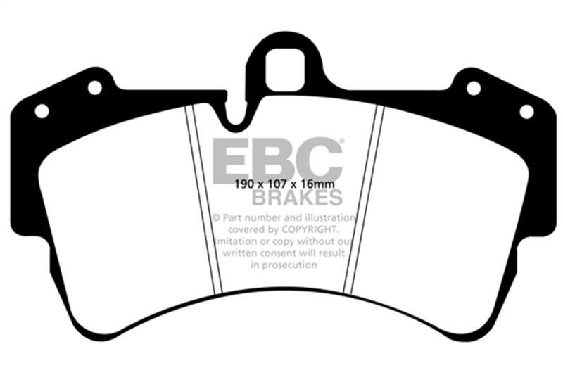 Picture of EBC Yellowstuff Brake Pad Sets - DP41473R