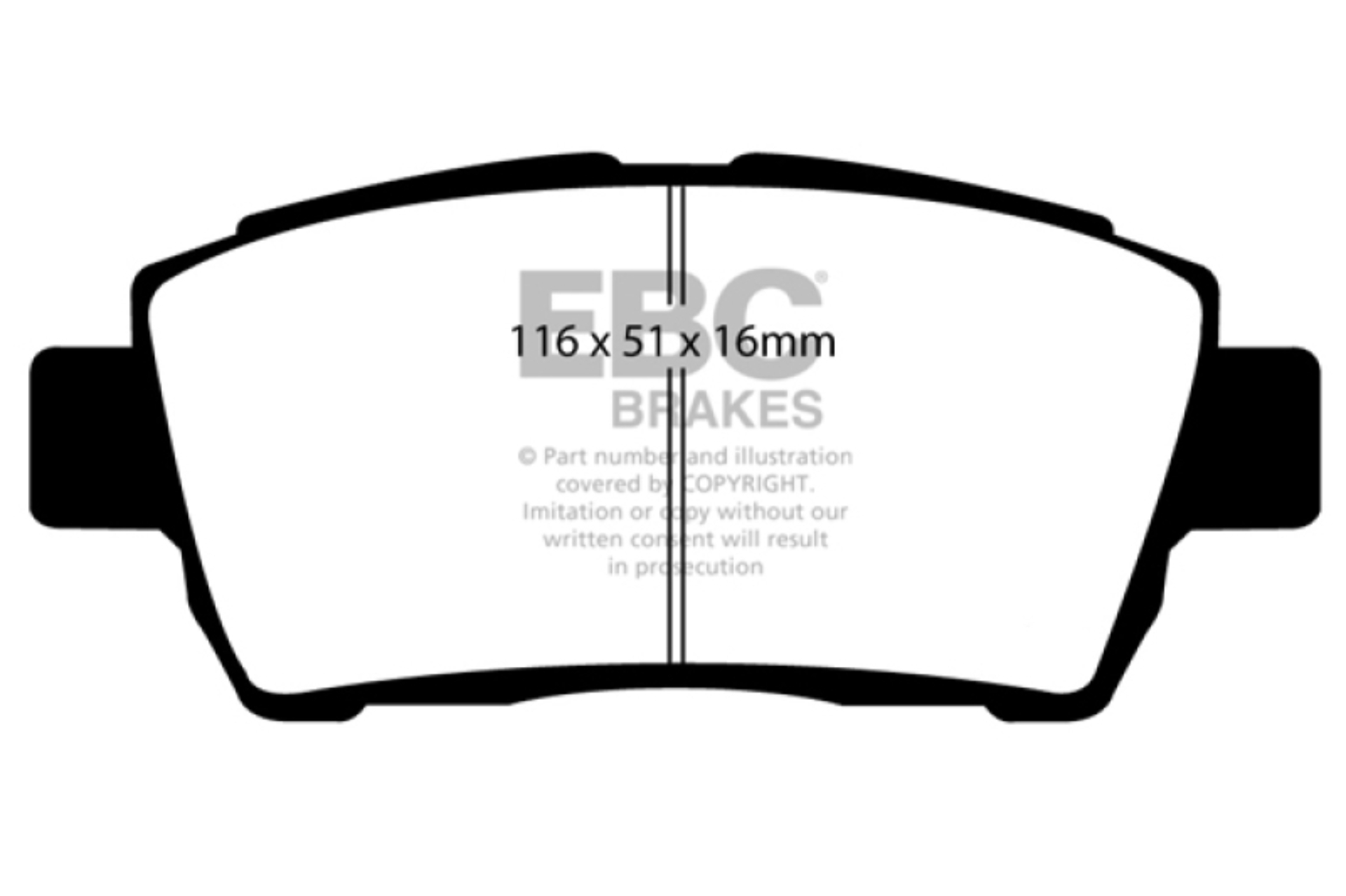 Picture of EBC Redstuff Brake Pad Sets - DP31295C