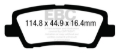 Picture of EBC Greenstuff Brake Pad Sets - DP23012