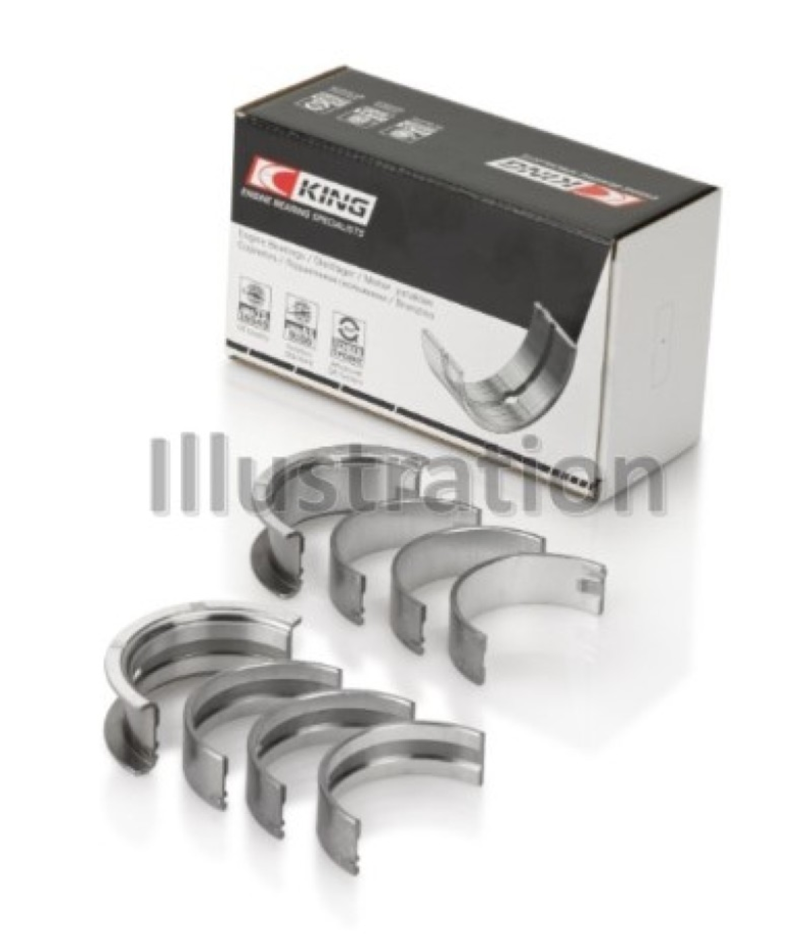 Picture of King Engine Bearings KING Main Bearings - MB461AM0.25