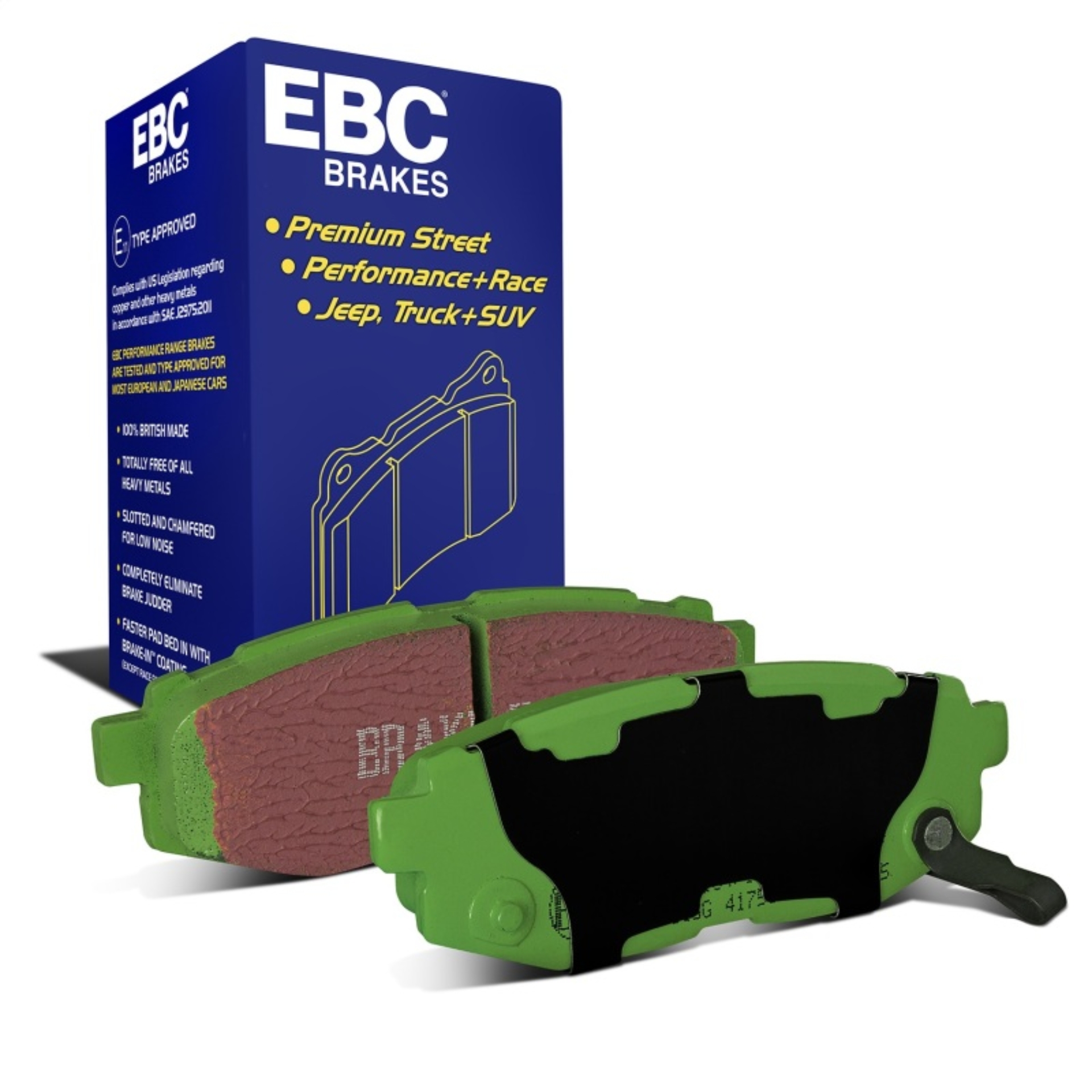 Picture of EBC Greenstuff Brake Pad Sets - DP21758
