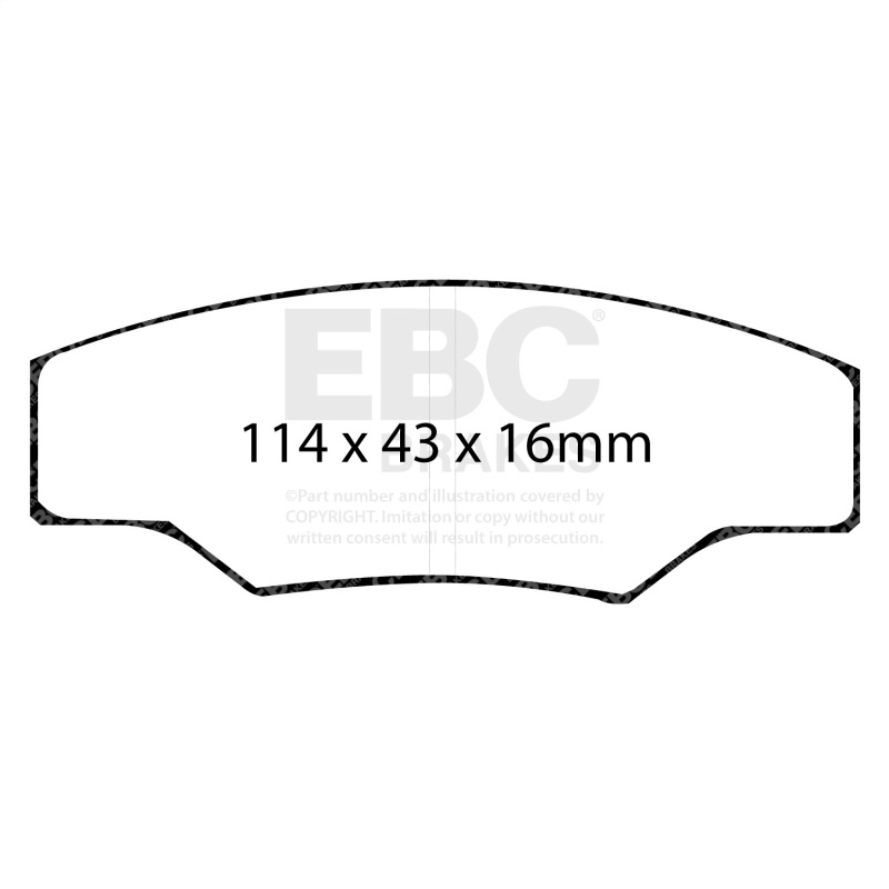 Picture of EBC RP-X Brake Pad Sets - DP8003RPX
