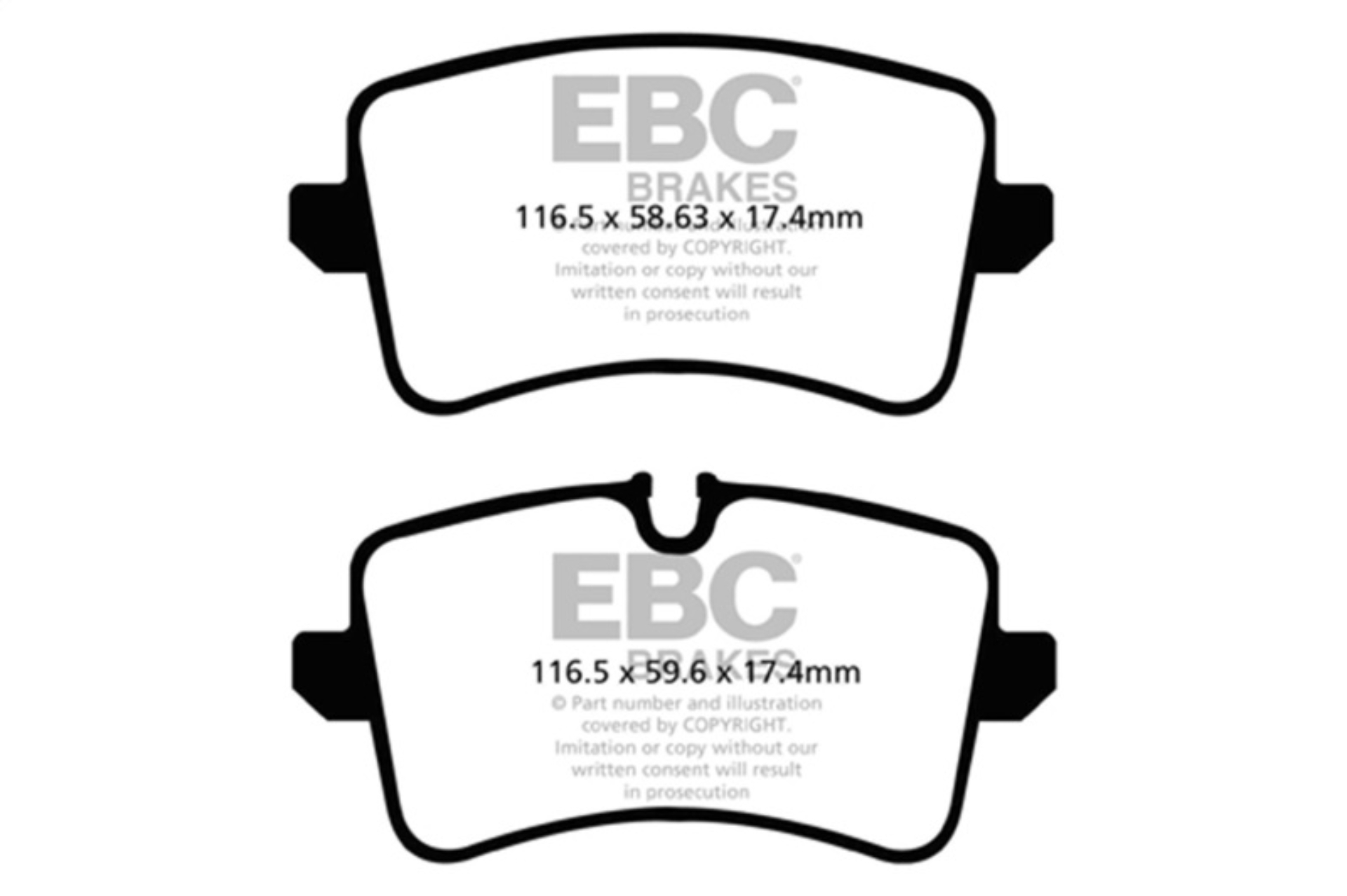 Picture of EBC RP-X Brake Pad Sets - DP82082RPX