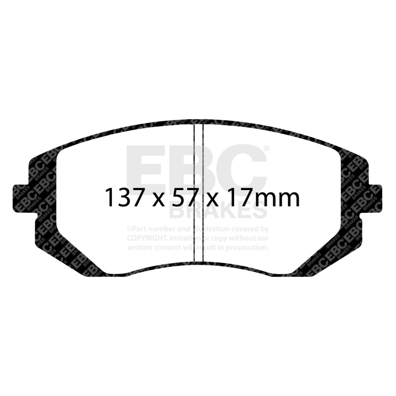 Picture of EBC RP-X Brake Pad Sets Front - DP81661RPX