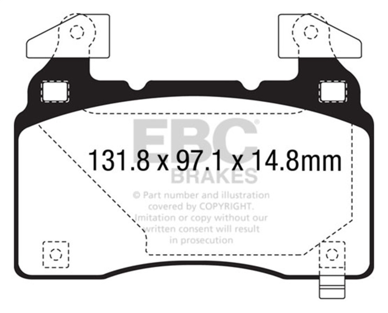 Picture of EBC Ultimax2 Brake Pad Sets - UD14741