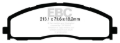Picture of EBC Extra Duty Brake Pad Sets - ED93015