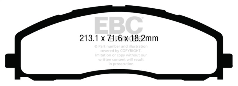 Picture of EBC Ultimax2 Brake Pad Sets - UD1680