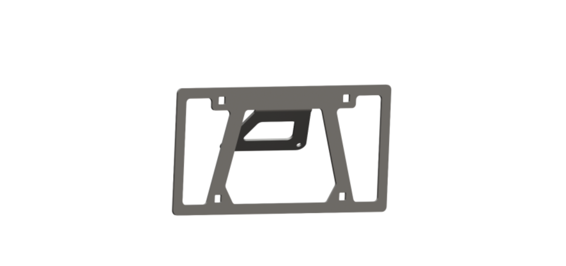 Picture of Road Armor RDA License Plate Mounts Front License Plate Relocation - LPB-iD