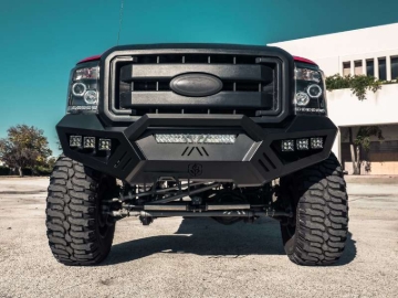 Picture of Road Armor RDA SPARTAN Front Bumpers - 6112XFPRB